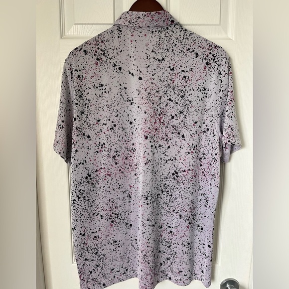 Mens Adidas Jacquard Golf Polo Shirt XL Like NEW - Picture 4 of 9